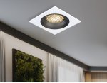 Светильник встраиваемый Ambrella TN102727 WH/BK белый/черный GU5.3 92*92*23