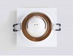Светильник встраиваемый Ambrella TN102728 WH/GD белый/золото GU5.3 92*92*23