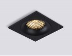 Светильник встраиваемый Ambrella TN102729 BK черный GU5.3 92*92*23
