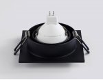Светильник встраиваемый Ambrella TN102729 BK черный GU5.3 92*92*23