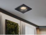 Светильник встраиваемый Ambrella TN102729 BK черный GU5.3 92*92*23