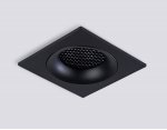 Светильник встраиваемый Ambrella TN102729 BK черный GU5.3 92*92*23