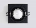 Светильник встраиваемый Ambrella TN102729 BK черный GU5.3 92*92*23