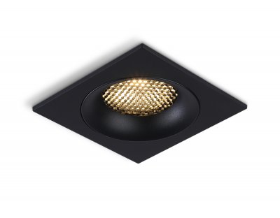 Светильник встраиваемый Ambrella TN102729 BK черный GU5.3 92*92*23 Светильник встраиваемый Ambrella TN102729 BK черный GU5.3 92*92*23