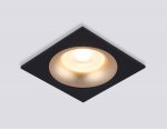 Светильник встраиваемый Ambrella TN102730 BK/GD черный/золото GU5.3 92*92*23