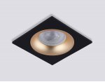 Светильник встраиваемый Ambrella TN102730 BK/GD черный/золото GU5.3 92*92*23