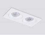 Светильник встраиваемый Ambrella TN102731/2 WH белый GU5.3 175*92*23