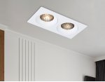 Светильник встраиваемый Ambrella TN102731/2 WH белый GU5.3 175*92*23