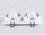 Светильник встраиваемый Ambrella TN102731/2 WH белый GU5.3 175*92*23