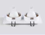 Светильник встраиваемый Ambrella TN102733/2 WH/GD белый/золото GU5.3 175*92*23