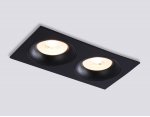 Светильник встраиваемый Ambrella TN102734/2 BK черный GU5.3 175*92*23