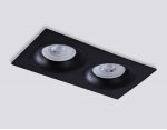 Светильник встраиваемый Ambrella TN102734/2 BK черный GU5.3 175*92*23