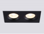 Светильник встраиваемый Ambrella TN102734/2 BK черный GU5.3 175*92*23