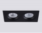 Светильник встраиваемый Ambrella TN102734/2 BK черный GU5.3 175*92*23
