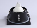 Светильник встраиваемый IP65 Ambrella TN1190 BK черный GU5.3 IP65 87*87*44