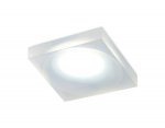 Светильник точечный Ambrella TN136 WH/FR белый/матовый GU5.3 80*80*32 TECHNO SPOT