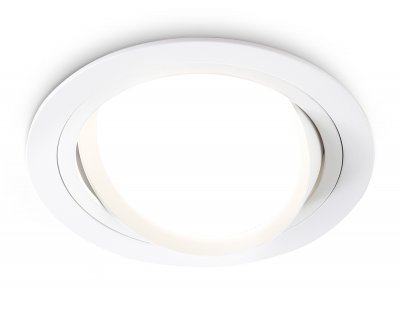 Встраиваемый поворотный точечный светильник GX53 Ambrella TN51911 WH белый GX53 max 12W D115*23