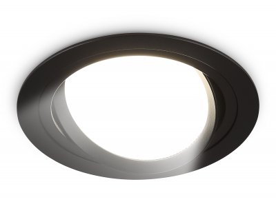 Встраиваемый поворотный точечный светильник GX53 Ambrella TN51913 BK черный GX53 max 12W D115*23
