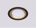 Встраиваемый поворотный точечный светильник GX53 Ambrella TN51914 BK/GD черный/золото GX53 max 12W D115*23