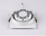 Встраиваемый поворотный точечный светильник GX53 Ambrella TN51915 WH белый GX53 max 12W 115*115*23
