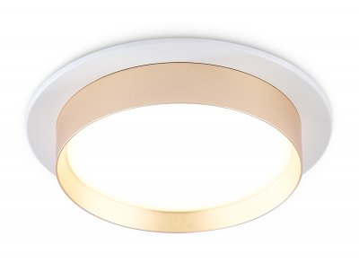 Светильник встраиваемый Ambrella TN5226 WH/GD белый/золото GX53 max 12W D110*35