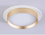 Светильник встраиваемый Ambrella TN5226 WH/GD белый/золото GX53 max 12W D110*35