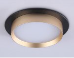 Светильник встраиваемый Ambrella TN5228 BK/GD черный/золото GX53 max 12W D110*35