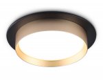 Светильник встраиваемый Ambrella TN5228 BK/GD черный/золото GX53 max 12W D110*35