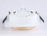 Светильник встраиваемый Ambrella TN5230 WH/GD белый/золото GX53 max 12W 110*110*35