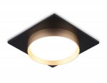 Светильник встраиваемый Ambrella TN5232 BK/GD черный/золото GX53 max 12W 110*110*35