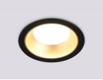 Встраиваемый светильник GX53 Ambrella TN52334 SBK/SGD черный песок/золото песок GX53 max 12W D115*25