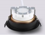 Встраиваемый светильник GX53 Ambrella TN52334 SBK/SGD черный песок/золото песок GX53 max 12W D115*25