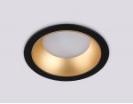 Встраиваемый светильник GX53 Ambrella TN52334 SBK/SGD черный песок/золото песок GX53 max 12W D115*25