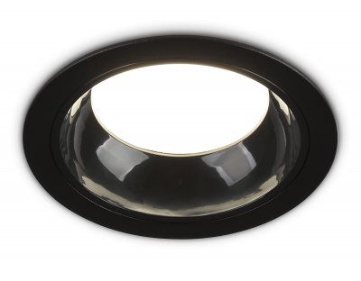 Встраиваемый светильник GX53 Ambrella TN52336 SBK/GBK черный песок/черный глянец GX53 max 12W D115*25