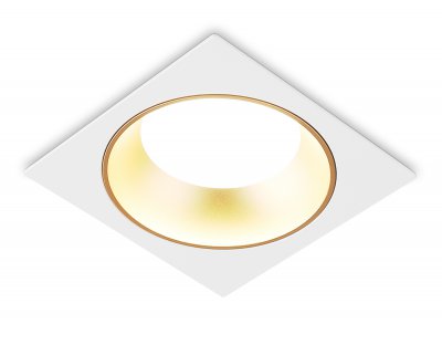 Встраиваемый светильник GX53 Ambrella TN52338 SWH/SGD белый песок/золото песок GX53 max 12W 115*115*25