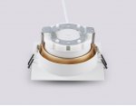 Встраиваемый светильник GX53 Ambrella TN52338 SWH/SGD белый песок/золото песок GX53 max 12W 115*115*25