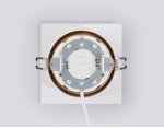 Встраиваемый светильник GX53 Ambrella TN52338 SWH/SGD белый песок/золото песок GX53 max 12W 115*115*25
