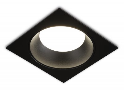Встраиваемый светильник GX53 Ambrella TN52339 SBK черный песок GX53 max 12W 115*115*25