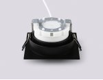 Встраиваемый светильник GX53 Ambrella TN52339 SBK черный песок GX53 max 12W 115*115*25