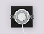 Встраиваемый светильник GX53 Ambrella TN52339 SBK черный песок GX53 max 12W 115*115*25
