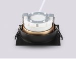 Встраиваемый светильник GX53 Ambrella TN52340 SBK/SGD черный песок/золото песок GX53 max 12W 115*115*25