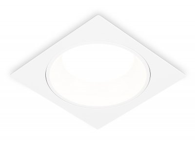 Встраиваемый светильник GX53 Ambrella TN52341 SWH/GWH белый песок/белый глянец GX53 max 12W 115*115*25