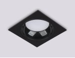 Встраиваемый светильник GX53 Ambrella TN52342 SBK/GBK черный песок/черный глянец GX53 max 12W 115*115*25