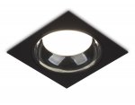 Встраиваемый светильник GX53 Ambrella TN52342 SBK/GBK черный песок/черный глянец GX53 max 12W 115*115*25