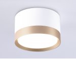 Накладной точечный светильник GX53 Ambrella TN52355 WH/GD белый/золото GX53 max 12W D82*50