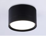 Накладной точечный светильник GX53 Ambrella TN52357 BK черный GX53 max 12W D82*50