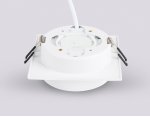Светильник встраиваемый со сменной лампой GX53 Ambrella TN52421 WH/FR белый/белый матовый GX53 max 12W 105*105*45