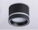 Накладной точечный светильник GX53 Ambrella TN5246 BK черный GX53 max 12W D85*62
