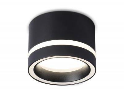 Накладной точечный светильник GX53 Ambrella TN5246 BK черный GX53 max 12W D85*62 Накладной точечный светильник GX53 Ambrella TN5246 BK черный GX53 max 12W D85*62