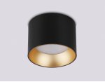 Накладной точечный светильник GX53 Ambrella TN52887 SBK/SGD черный песок/золото песок GX53 max 12W D97*70